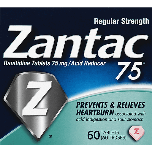 Zantac Acid Reducer, Regular Strength, Tablets by Pasteur Pharmacy