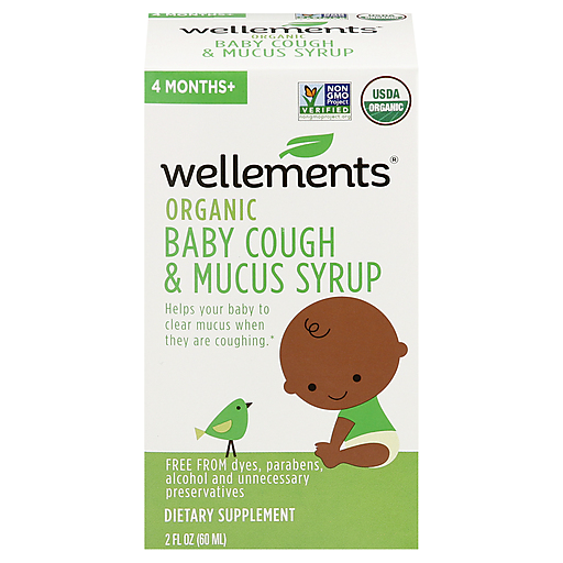 Wellements Organic Baby Cough And Mucus Syrup, 2 Fl Oz by Pasteur Pharmacy