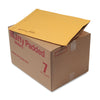 Sealed Air Jiffy Padded Mailer, #7, Paper Padding, Fold-Over Closure, 14.25 x 20, Natural Kraft, 50/Carton