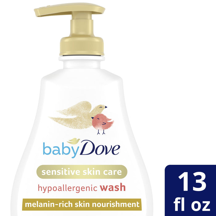 Baby Dove Sensitive Wash For Bath Time, Melanin-Rich Skin Nourishment, 13 Oz by Pasteur Pharmacy