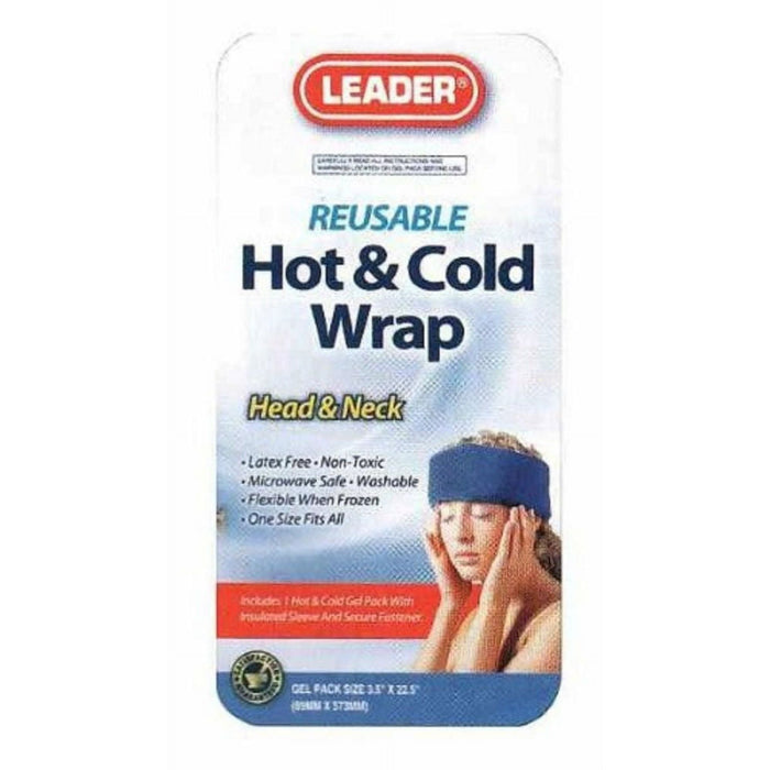 Leader Hot & Cold Wrap Reusable Head /Neck by Pasteur Pharmacy