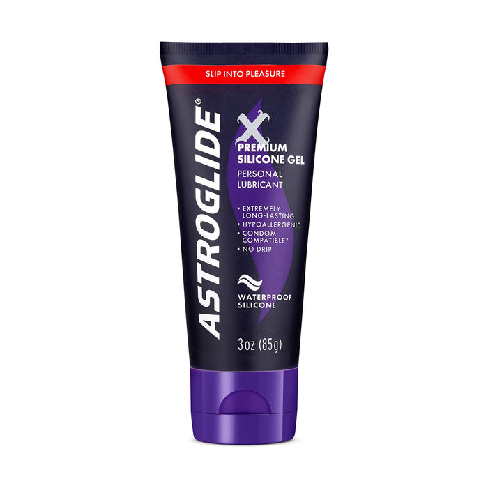 Astroglide X Gel, Premium Silicone Gel Personal Lubricant, Waterproof Lube, 3 Oz by Pasteur Pharmacy