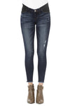 Maternity Distressed Frayed Ankle