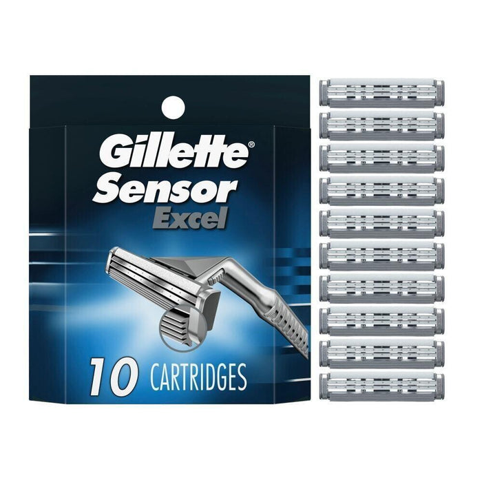 Gillette Sensor Excel Men's Razor Blade Refills - 10ct by Pasteur Pharmacy