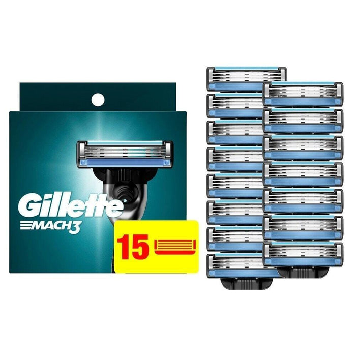 Gillette Mach3 Men’s Razor Blades 15 ct by Pasteur Pharmacy