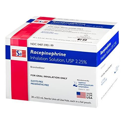 Nephron Pharmaceutical 12458900 S2 Racepinephrine Inhalation Solution by Pasteur Pharmacy