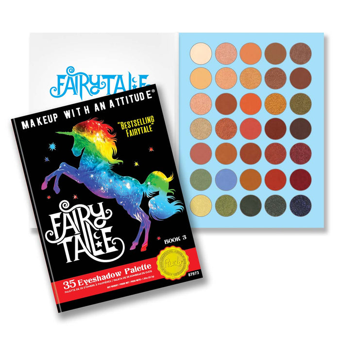 RUDE Fairy Tales 35 Eyeshadow Palette - Book 3 by Avera Group