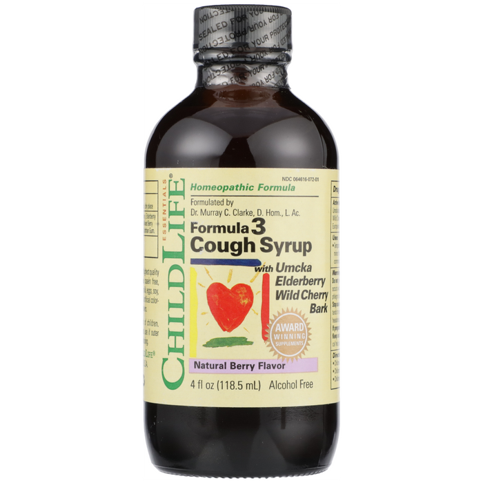 ChildLife Essentials® Cough Syrup – Formula 3 (Natural Berry Flavor) by Pasteur Pharmacy