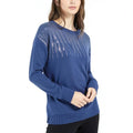 Alfani Metallic-Detail Vented-Hem Sweater, Size Large by Vanessa Jane