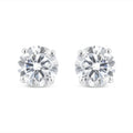 14k White Gold Solitaire Diamond Stud Earrings (1.5 cttw, H-I Color, SI1-SI2 Clarity) by Bids.com