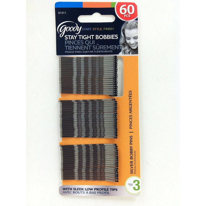 Goody Bobby Pins, Silver, 2 Inch by Pasteur Pharmacy