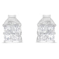 10K White Gold Diamond Stud Earrings (3/4 cttw, H-I Color, SI2-I1 Clarity) by Bids.com