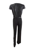 Lauren by Womens Belted Glitter Jumpsuit, Size 6 by Vanessa Jane