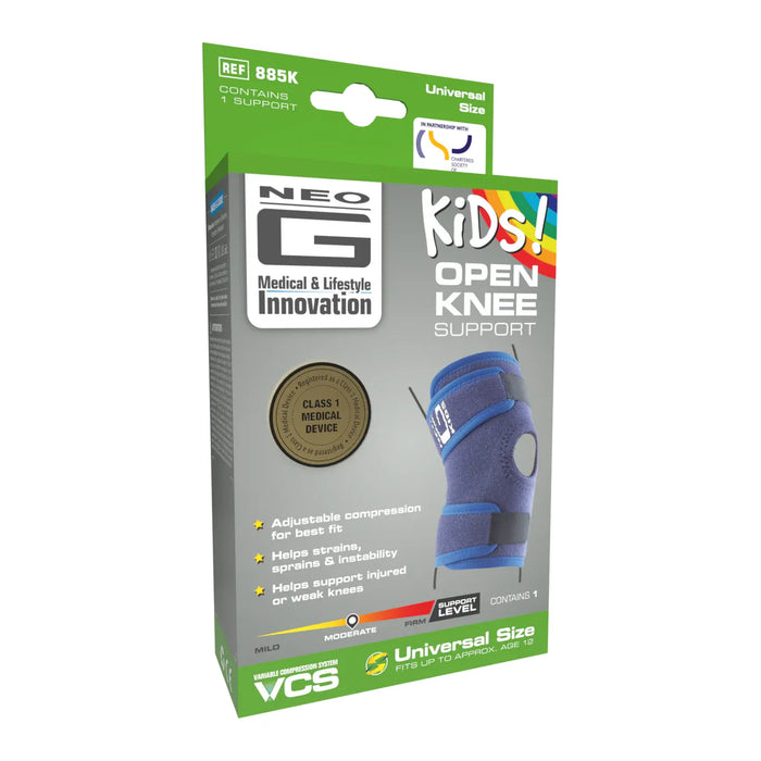 Neo G Kids Open Patella Knee Support / Brace, One Size Fits All (OSFA) by Pasteur Pharmacy