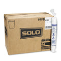 Dart White Paper Water Cups, 3 oz, 100/Bag, 50 Bags/Carton