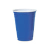 Dart Solo Plastic Party Cold Cups, 16 oz, Blue, 50/Pack