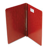 ACCO PRESSTEX Report Cover with Tyvek Reinforced Hinge, Side Bound, Two-Piece Prong Fastener, 3" Capacity, 14 x 8.5, Red/Red