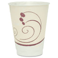 Dart Trophy Plus Dual Temperature Insulated Cups in Symphony Design, 12 oz, Beige, 1,000/Carton