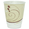 Dart Trophy Plus Dual Temperature Insulated Cups in Symphony Design, 8 oz, Beige, 100/Pack