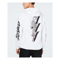 I.N.C. Red Sequined Graphic-Print Sleeve Fleece-Lined Hoodie, XL by Vanessa Jane