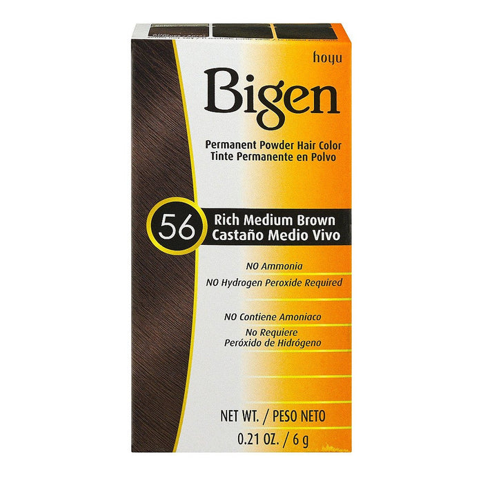 Bigen Permanent Powder Hair Color - 58 Black Brown - Ammonia Free - 0.21 oz by Pasteur Pharmacy