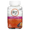 Align DualBiotic Prebiotic + Probiotic Supplement For Adult Men And Women, 60 Count, Digestive Support Gummies In Natural Fruit Flavors
