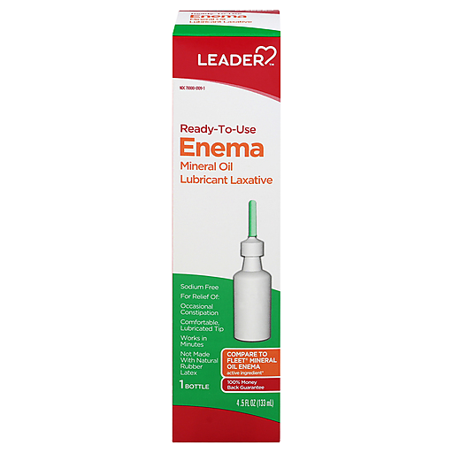 Leader Enema, Mineral Oil, Ready To Use by Pasteur Pharmacy