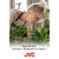 IN STOCK! JVC HA-A8TW In-Ear True Wireless Stereo Bluetooth® Earbuds with Microphone and Charging Case (White) by Silarius