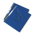 ACCO PRESSTEX Covers with Storage Hooks, 2 Posts, 6" Capacity, 14.88 x 11, Dark Blue
