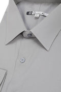 L/S Cotton Solid Button Up by Boutique 23
