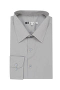 L/S Cotton Solid Button Up by Boutique 23