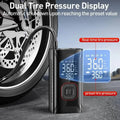 Tire Inflator Portable Air Compressor – Cordless 150PSI Pump with 10000mAh Battery for Car, Bike, Motorcycle, and Ball by DailySale