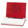 ACCO PRESSTEX Covers with Storage Hooks, 2 Posts, 6" Capacity, 12 x 8.5, Executive Red