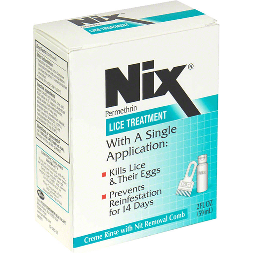Nix Creme Rinse Lice Treatment With Nit Removal Comb by Pasteur Pharmacy