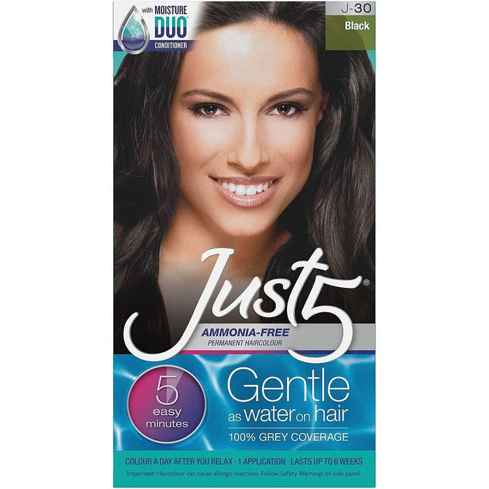 Just 5 Women's Minute Permanent Hair Color, Black Noir by Pasteur Pharmacy