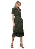 Safari Cargo Dress by The House of Stylez