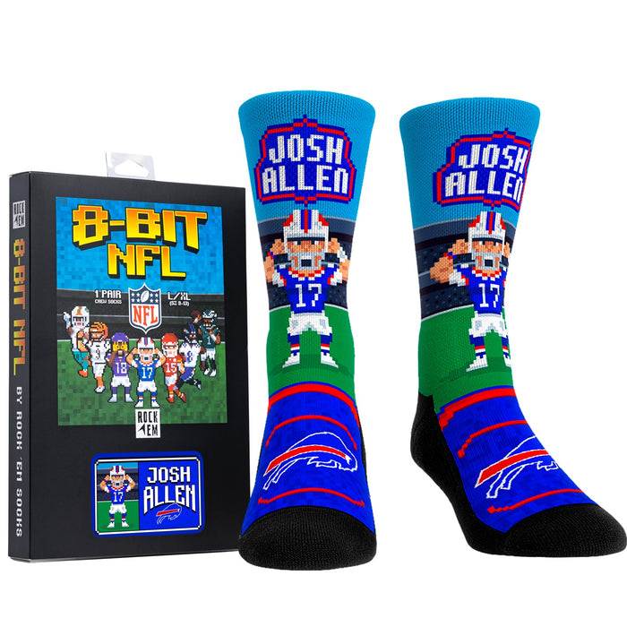 Josh Allen - Buffalo Bills - 8-Bit (Box Set) by Rock 'Em Socks