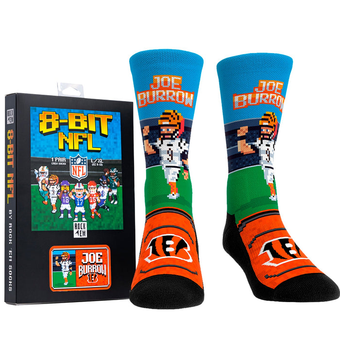 Joe Burrow - Cincinnati Bengals - 8-Bit (Box Set) by Rock 'Em Socks