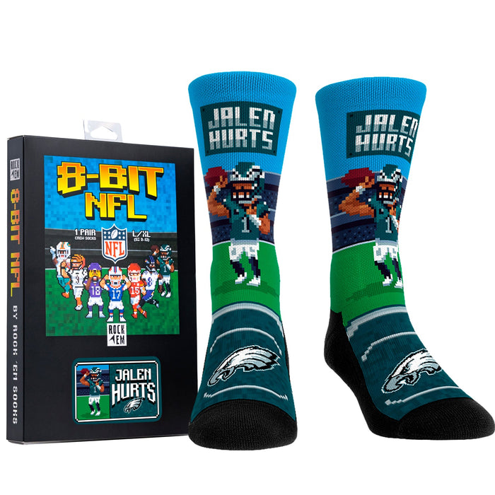 Jalen Hurts - Philadelphia Eagles - 8-Bit (Box Set) by Rock 'Em Socks