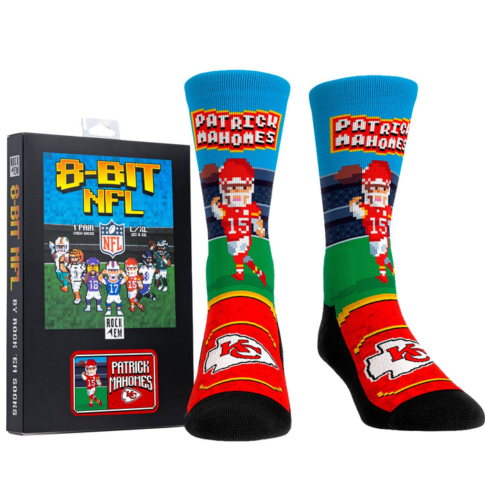 Patrick Mahomes - Kansas City Chiefs - 8-Bit (Box Set) by Rock 'Em Socks