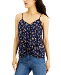 Hippie Rose Juniors Knot-Front Camisole by Vanessa Jane