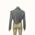 Lulus Suit Your Style Tie-Front Cropped Blazer, Size Large by Vanessa Jane
