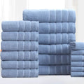 18-Piece: Bibb Home Zero Twist Egyptian Cotton Towel Set by DailySale