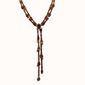 Inc Gold-Tone Multi-Stone Lariat Necklace, 24 + 3 Extender by Vanessa Jane