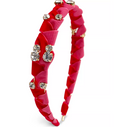 Inc International Concepts Crystal Velvet Headband by Vanessa Jane