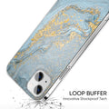 iPhone 13/14 Blue Marble Case - Elegant Protection | Inspire Series by Zerodamage Sahara Case LLC