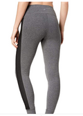 Ideology Womens Fitness Yoga Athletic Leggings Gray by Vanessa Jane