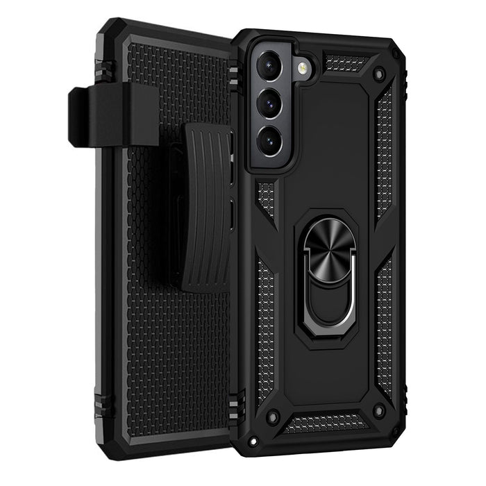 Military Kickstand Series Case with Belt Clip - Samsung Galaxy S22 Plus by Zerodamage Sahara Case LLC