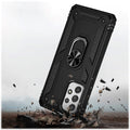 Black Military Kickstand Case with Belt Clip - Samsung Galaxy A53 5G by Zerodamage Sahara Case LLC
