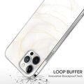 White Marble Series Case - iPhone 13 Pro Max by Zerodamage Sahara Case LLC